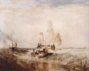 Passagiere gehen an Bord William Turner